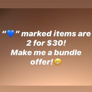 💙💙💙NOW 2 FOR $25